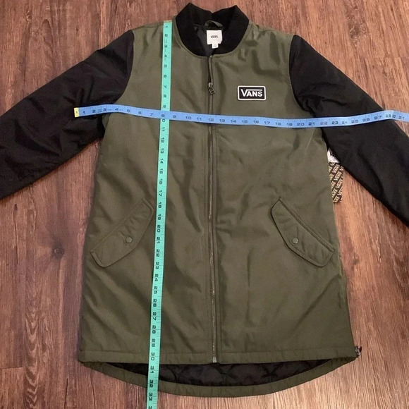 Vans Boom Olive Long Jacket Boom Olive Green NWT - Picture 7 of 14